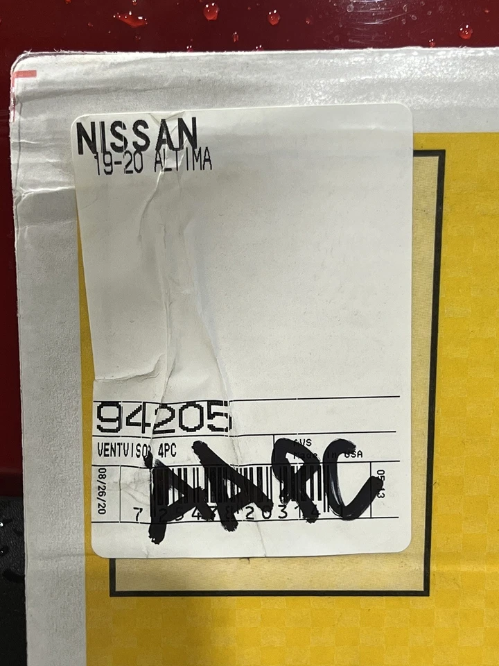 Deflector de lluvia de ventana lateral AVS Ventvisor 94205 4 piezas se adapta a Nissan Altima 19-22 Foto 4 de 4