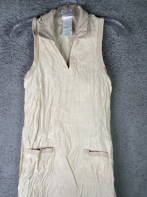 knee length dresses for ladies Laura Linen Dress White main image 0