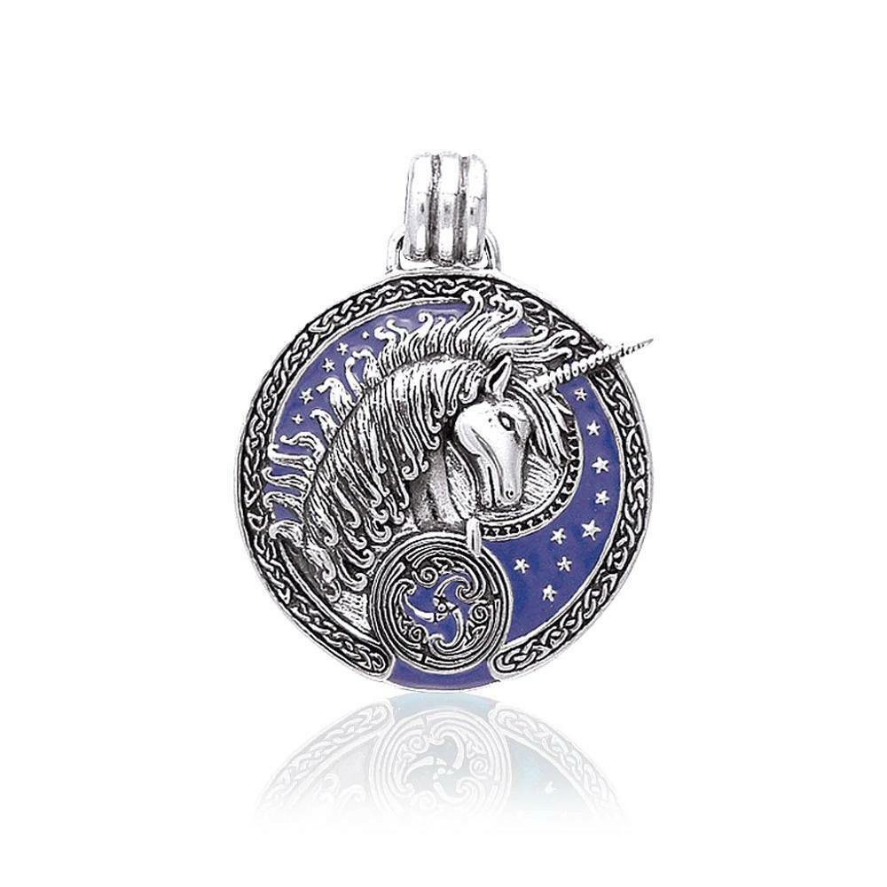 Pendentif Licorne En Argent Massif 925 - Argent Sterling - Neuf Avec étiquettes