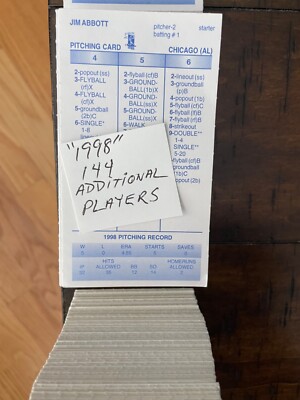 1998 Strat-O-Matic Baseball with Additional Players