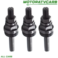 ALL-CARB 3 Pack Adjustable Theaded 5C Stop Collet For Lathes Chuckers Mills CNC