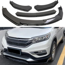 For Honda HR-V CR-V Element Front Bumper Lip Splitter Spoiler Chin Carbon Fiber