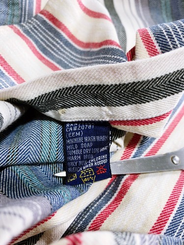 Tommy Hilfiger Mens Shirt Size XL Multicolor Striped Button Up Long Sleeve - Picture 6 of 6