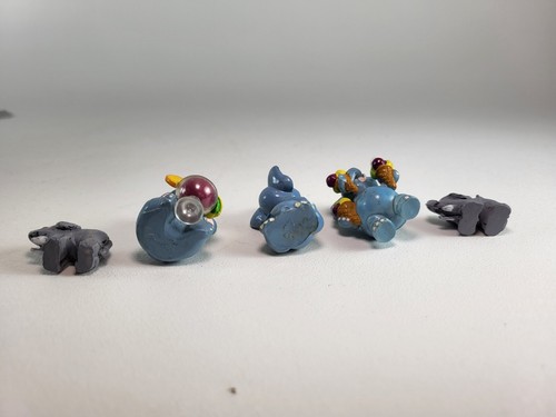 Miniature Elephants Holding Ice Cream Ferrero Lot Of 5 - Picture 10 of 10