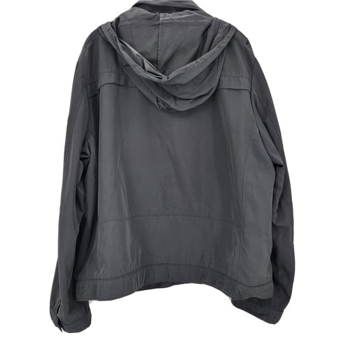 Calvin Klein Herren XXL Jacke versteckte Kapuze schwarz Reißverschluss vorne mittelschwer - Bild 4 von 7