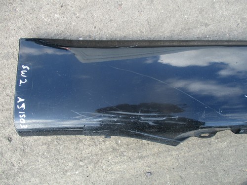 BMW E46 3 SERIES COMPACT SIDE SKIRT DRIVER SIDE SCHWARZ 2 BLACK AJ1503 - Picture 3 of 7