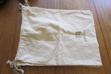 NEW NATURAL COTTON SHOE DRAW STRING DUST BAGS