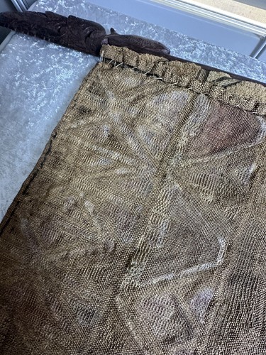 KUBA SHOOWA PRESTIGE PANEL CUT PILED RAFFIA D. R. OF CONGO CENTRAL AFRICA 20TH C - Picture 6 of 17