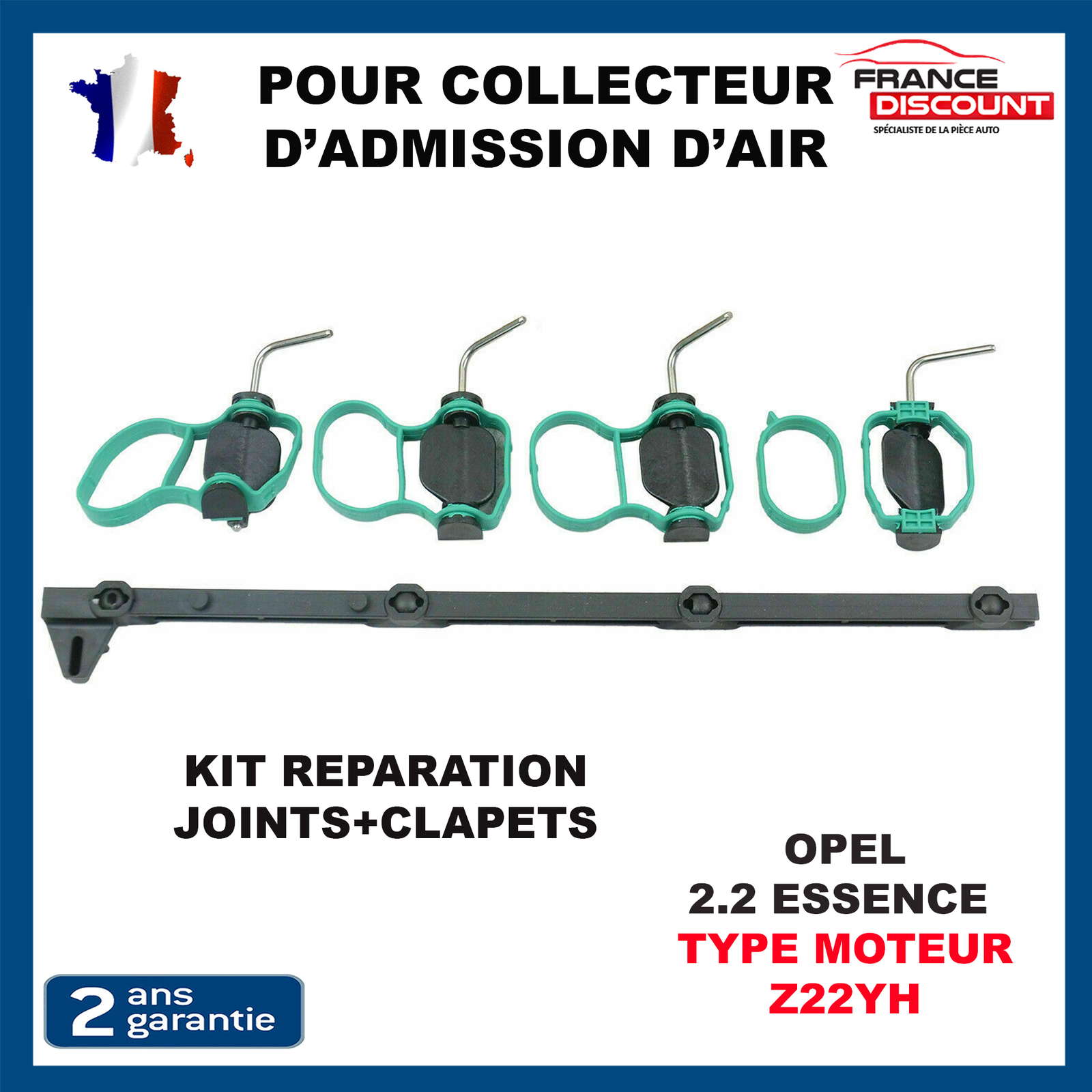 Joint de collecteur d'admission pour Signum Vectra C Zafira B moteur 2.2 155CH