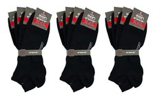 12 Paar Herren Sneaker Socken schwarz 80% Baumwolle 5% Elasthan XXL / 47-50