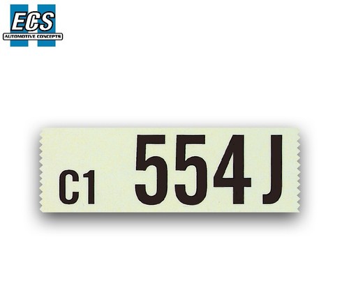  1965 Ford Mustang Hi-Po 289 Engine ID Decal Factory Exact Sticker Manual Trans - Picture 1 of 3