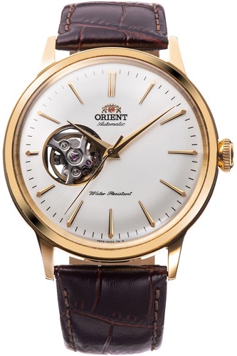 Orient Contemporary Sun And Moon: Orologio Meccanico Uomo, Acciaio Inox, RA-AK0308L10B