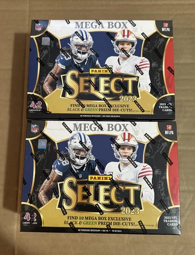 2023 Panini Select Football Mega Boxes Sealed Target Lot Of 2