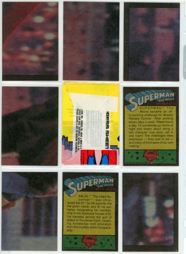 1978 Topps SUPERMAN THE MOVIE Series 2 Card Set 78-165 w/10 Stickers in Binder - Picture 2 of 7