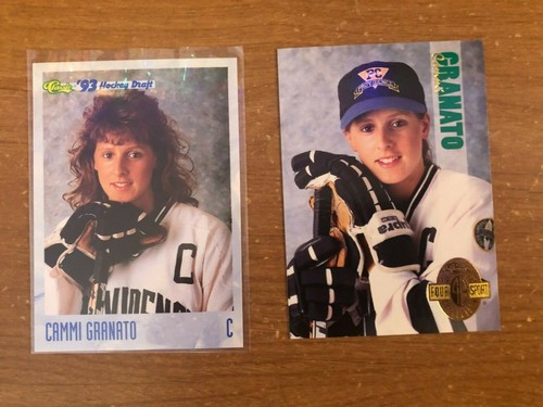 1993 Classic 4 Sport Cammi Granato RC + 93 Classic Draft RC