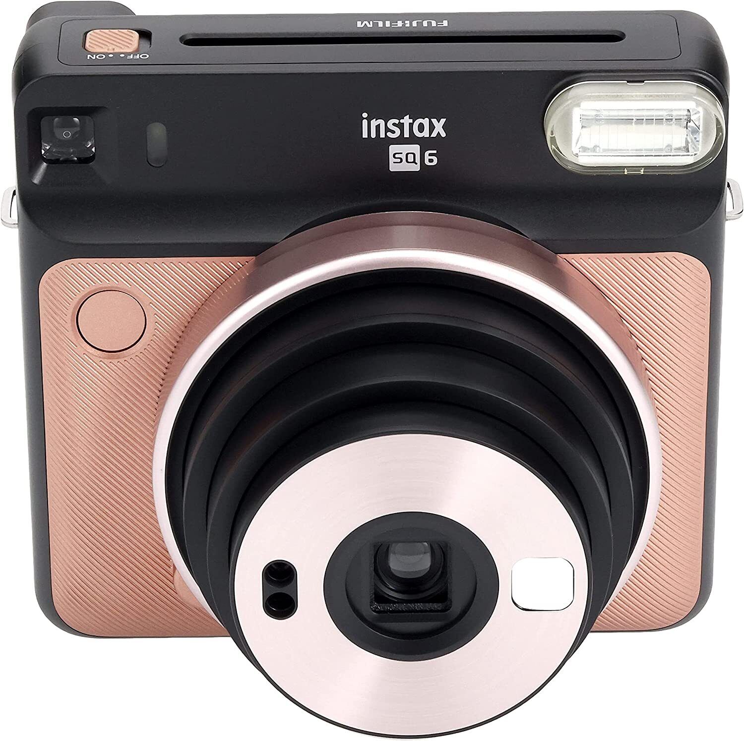 Fujistore  Cámara Fujifilm Instax Square SQ6 BLUSH GOLD+ Cartucho x10