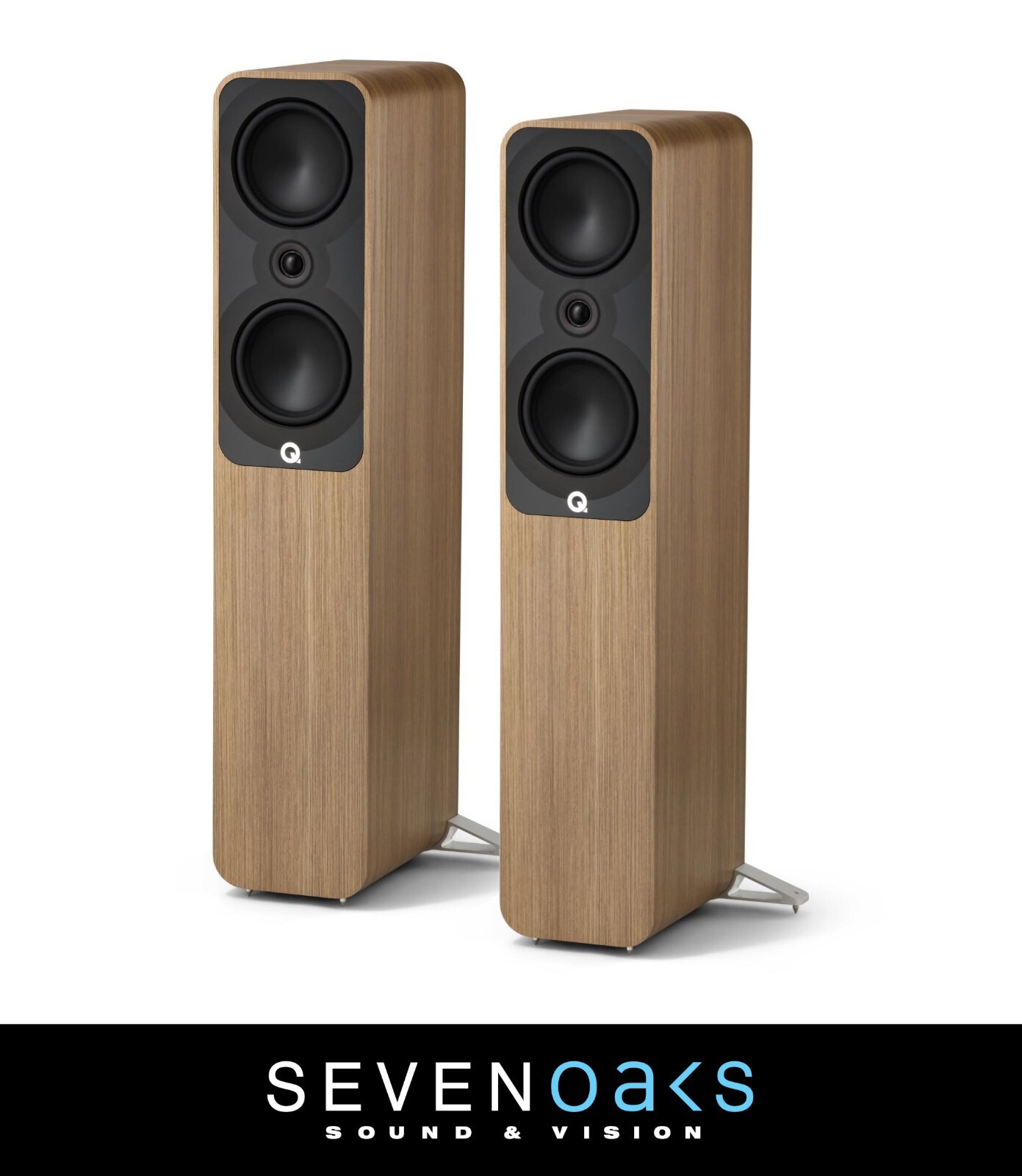 Q Acoustics 5050 Floorstanding Speakers (Pair) - Holme Oak
