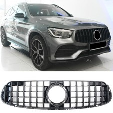 Sport Panamericana GT Grill Kühlergrill passt für Mercedes X253 GLC Facelift ... Sport Panamericana GT Grill Kühlergrill passt für Mercedes X253 GLC Facelift ...