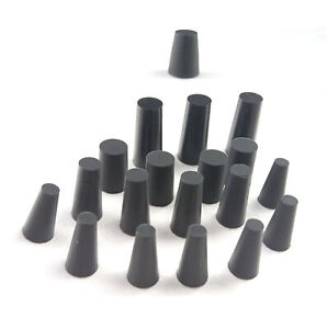 Gray Silicone Rubber Hose Blanking End Cap Inserts Seal Plug Bung Hole Stopper