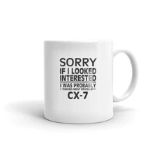 Thinking About Driving My CX-7 Coffee Tea Ceramic Mug Office Work Cup 