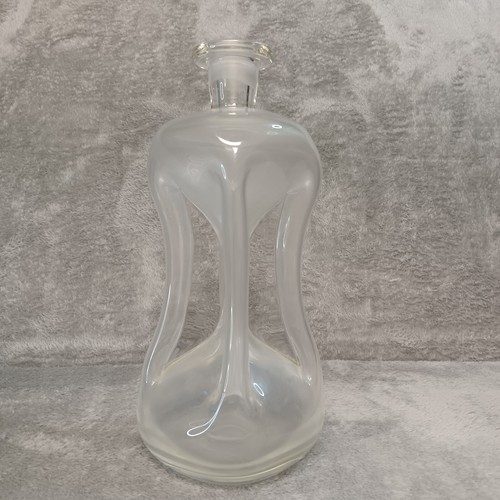 Jacob Bang Holmegaard "Kluk Kluk" Glass Decanter Mid-Century Hour-Glass Shaped - Picture 6 of 15