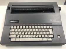 Smith Corona SL 460 Vintage Portable Electric Typewriter w/Cover - TESTED -  thumbnail