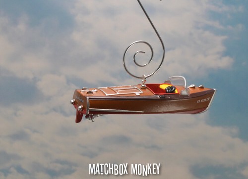 Boat Christmas Tree Ornament Bass House Ski Wake Wooden Pontoon Tracker Moomba - Picture 7 of 131