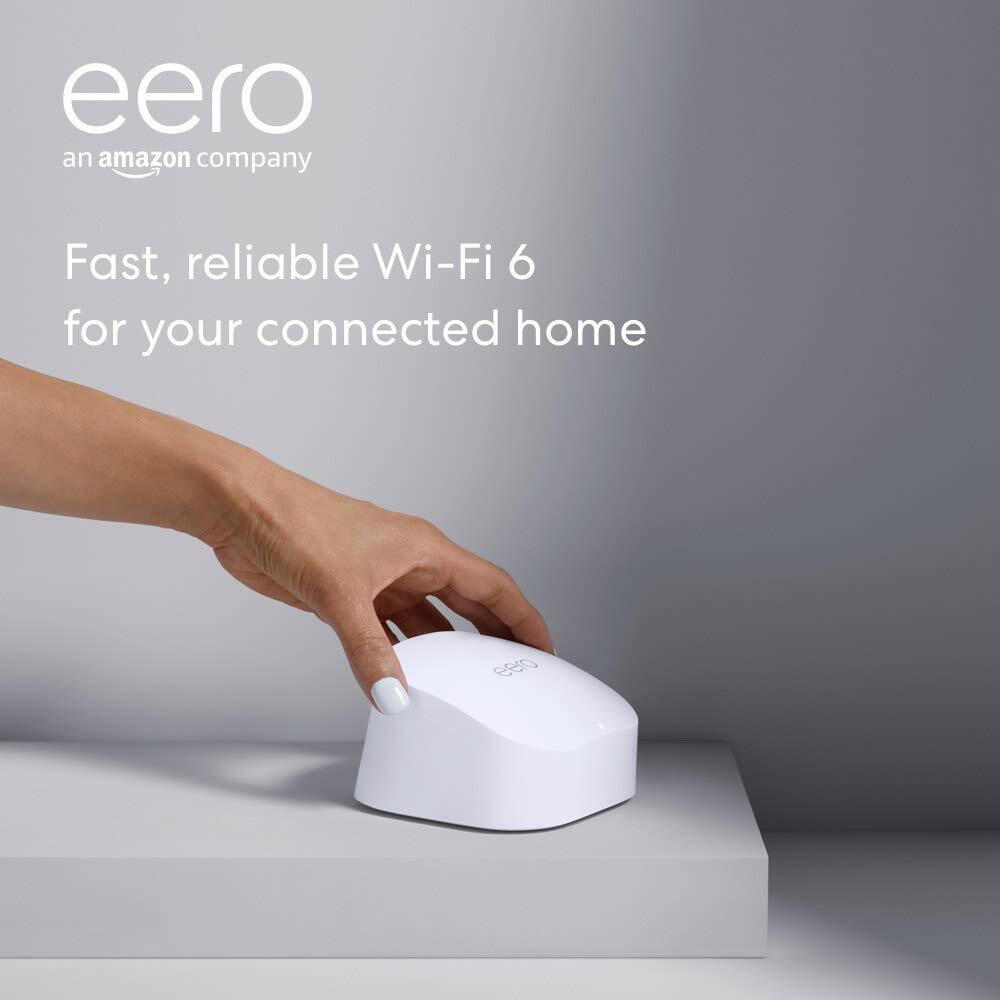 SPY DOOM eero niemelaモデル Amazon eero 6 dual-band mesh Wi-Fi 6 router, with built-in