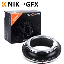 K&F Concept Lens Adapter for Nikon F Mount Lens to Fuji GFX Medium Format Camera