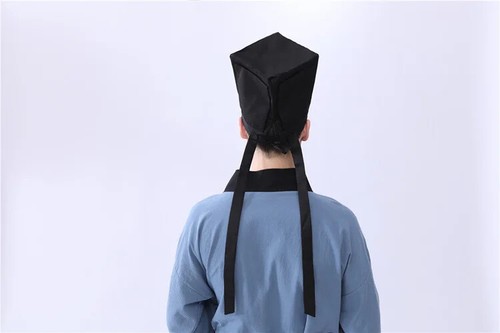 Hombres Hanfu Sombrero Chino Tradicional Antiguo Erudito Negro Sombrero Tocado Juegos con disfraces Sombrero - Imagen 13 de 15