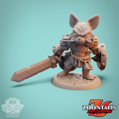 Cat Fighter, ZoonTails Battle Royale, D&D, Pathfinder, Tabletop, Anthro