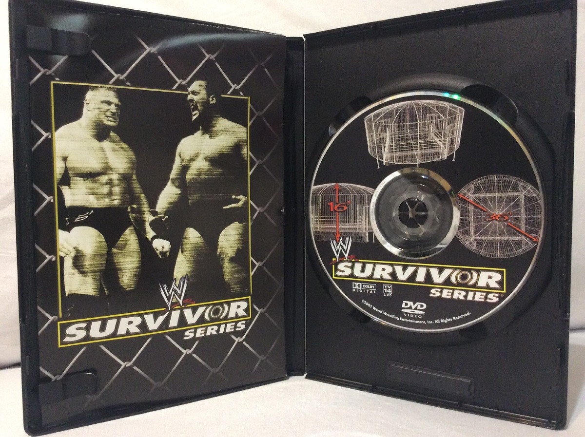 WWE - Survivor Series 2002 Elimination Chamber DVD VG 651191593545