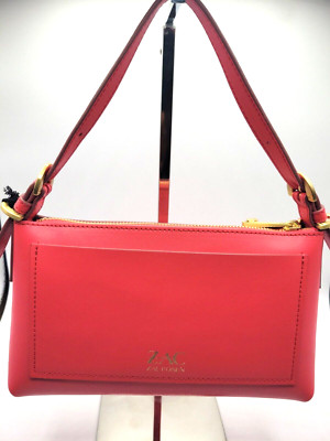 Zac Posen Zip Top Solid Crossbody Bag
