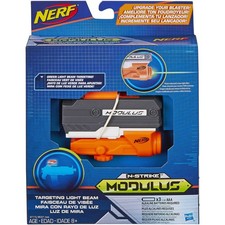 NEW Nerf N-Strike Modulus TARGETING LIGHT BEAM Green Attachment / Hasbro