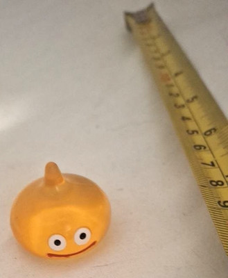 dragon quest mini orange/ yellow slime clear