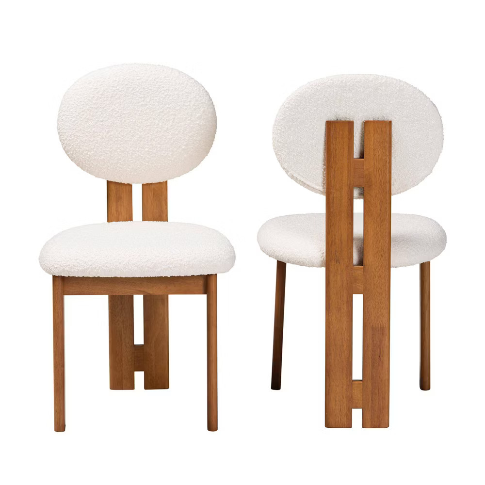Set Cream/walnut