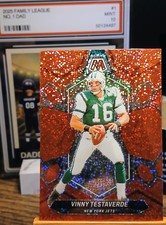 2024 Mosaic Sparkle Vinny Testaverde Jets #243 Red Sparkle Prizm SP NM-MT