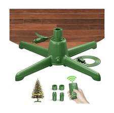 (2025 Upgrade) Rotating Christmas Tree Stand with Remote Control, Stable 360 ...