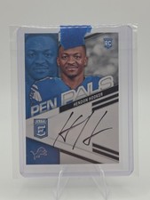 2023 Donruss Elite Pen Pals Hendon Hooker RC On-card Auto Detroit Lions