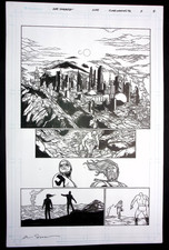 Defenders of the Earth #3 pg4-Dark Destiny-Alex Sanchez Art-Phantom-Leaving City | eBay US (Buy It Now)