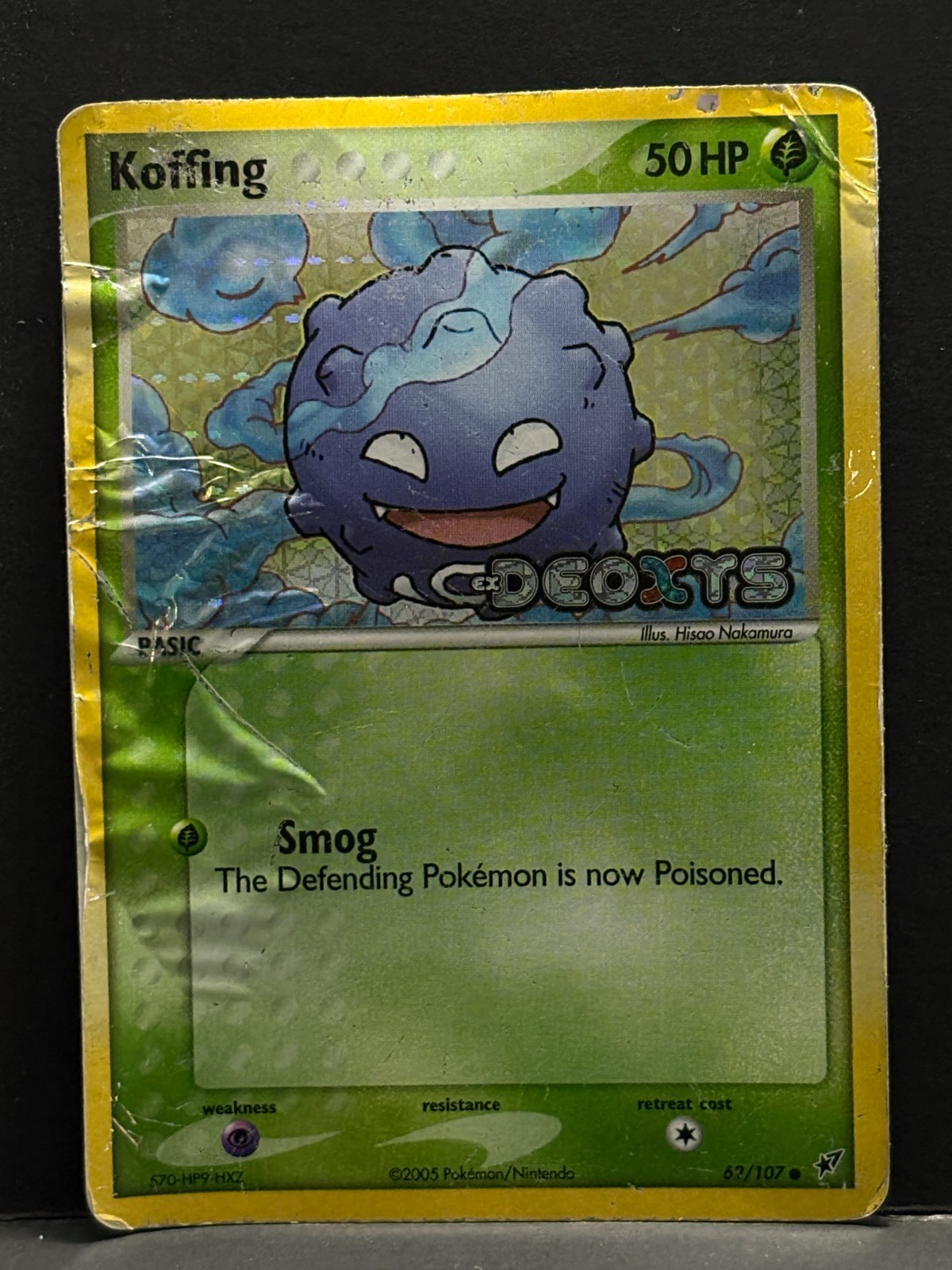 Koffing 62/107 Deoxys Reverse Holo
