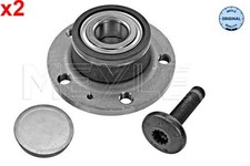 MEYLE x2 eje trasero cubo rueda para AUDI A3 SEAT Alhambra ŠKODA VW 03-19 8S0598611