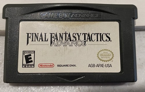 Final Fantasy Tactic Advance Nintendo Gameboy Advance Authentic Tested & Working