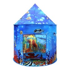 Ocean Play Tent Princess Toys Under Water Tent Mermaid Playhouse Indoor for G...
