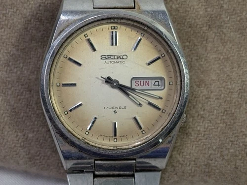 Vintage Seiko 5 Automatic 6309-9000 Day/Date Japan Mens Watch, NOT WORKING