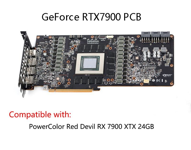 Granzon GPU Water Block For PowerColor Red Devil RX 7900 XTX 24GB