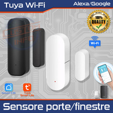 Tuya Smart Sensor de sécurité porte-fenêtre WiFi 2,4 GHz | Alexa Google Home