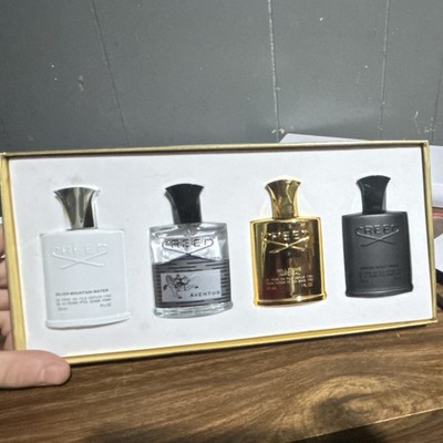 Creed Men's Eau de Parfum Set 30ml - Aventus, Silver Mountain, Imperial, Tweed
