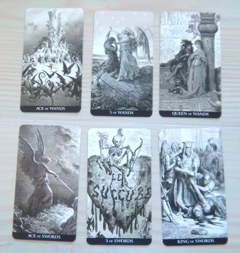 Gustave Dore Tarot Deck w/ Instruction Booklet Lo Scarabeo New / Sealed - Picture 7 of 8