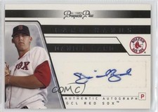 2006 TRISTAR Prospects Plus Farm Hands Auto Daniel Bard #FH3 Auto ff8